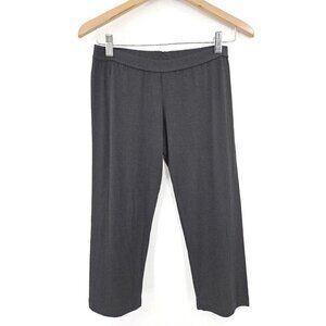 NWOT Keep Me Capri Leggings Womens L Black Shorts Modal Spandex